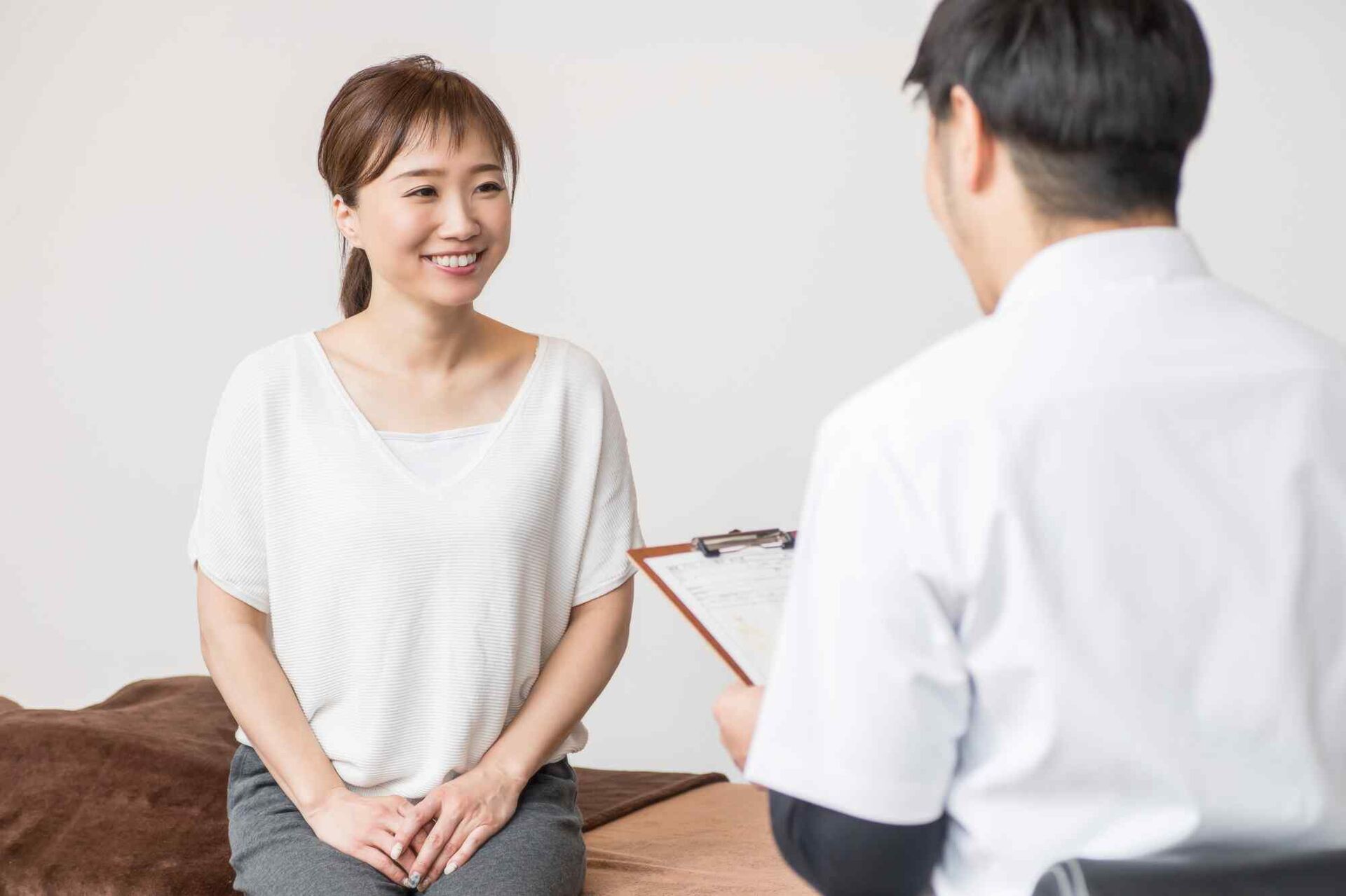 予約制で待ち時間のないスムーズな受付